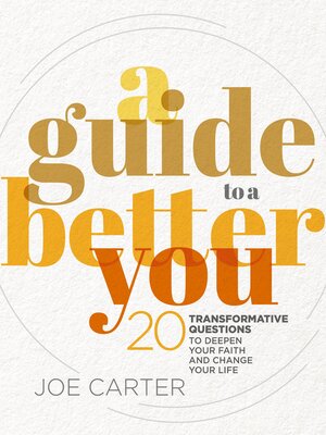 cover image of A Guide to a Better You